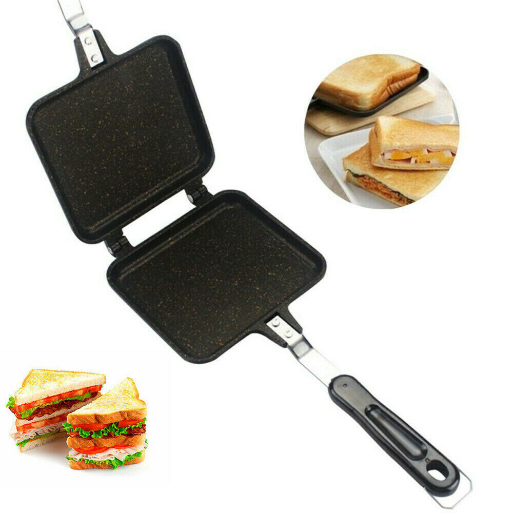 Sandwich Toastie Maker Toaster Machine Breakfast Non-stick Camping Stove Toaster