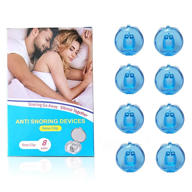 1/2/4/6/8 PCS Anti Snoring Device Magnetic Nose Clip Night Sleeping Aid For Men/Women Anti-snoring Apnea Guard Health Care