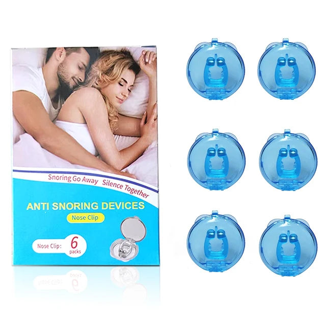 1/2/4/6/8 PCS Anti Snoring Device Magnetic Nose Clip Night Sleeping Aid For Men/Women Anti-snoring Apnea Guard Health Care