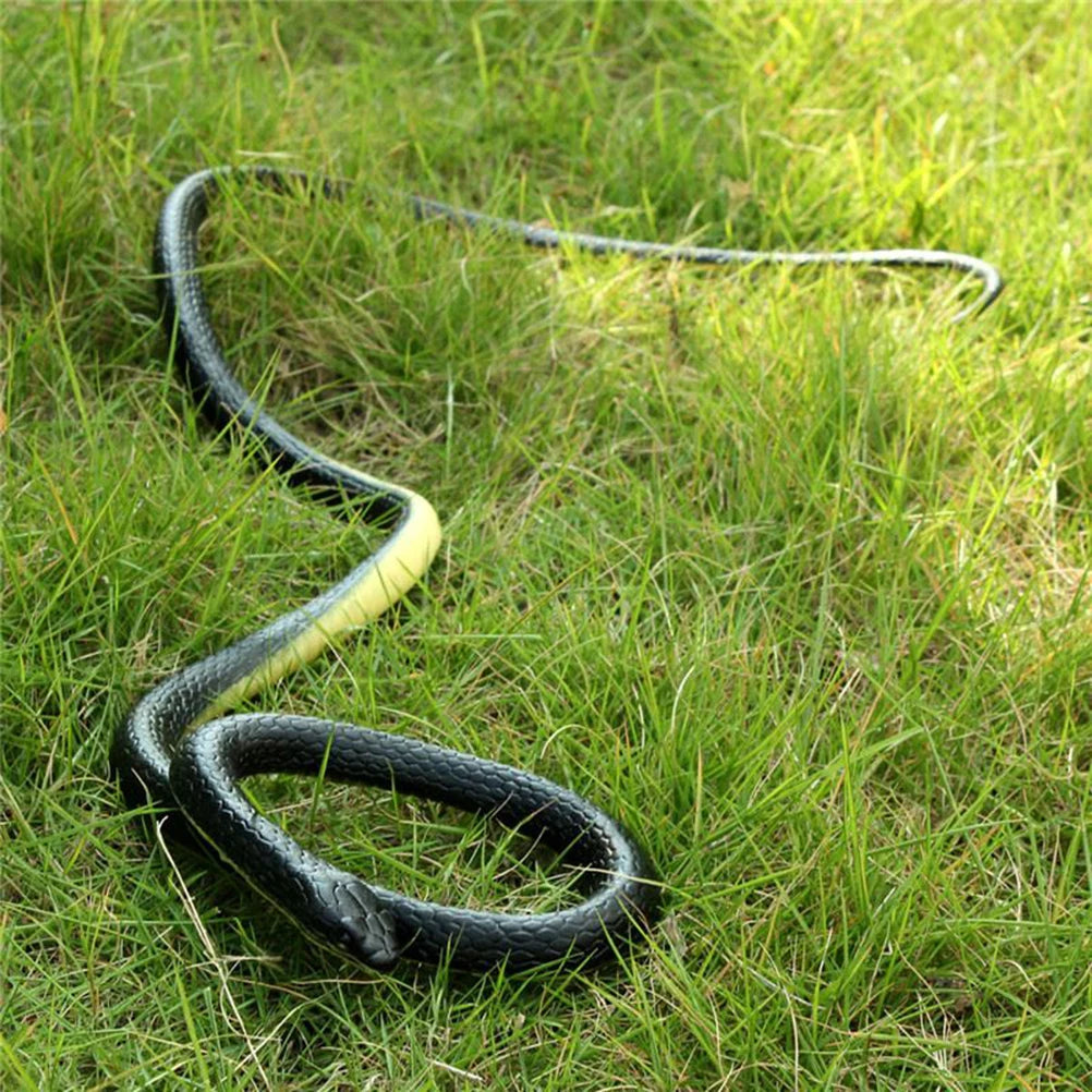 1 PC Realistic Soft Rubber Toy Snake Safari Garden Props Joke Prank Gift About 130cm Novelty And Gag Playing Jokes Toys