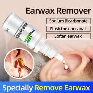 10ml Ear Drops Sodium Bicarbonate Earwax Cleaner Liquid Acute and Chronic Otitis Ear Tinnitus/Deafness Sore Health Caring