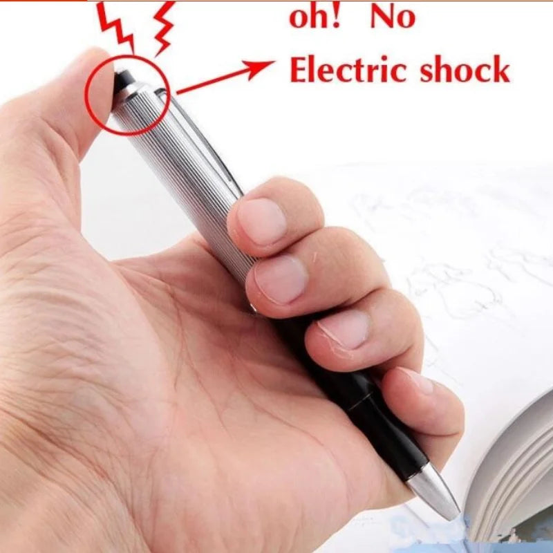 1pcs Creative Electric Shock Pen Toy Utility Gadget Gag Joke Funny Prank Trick Novelty Friend's Best Gift