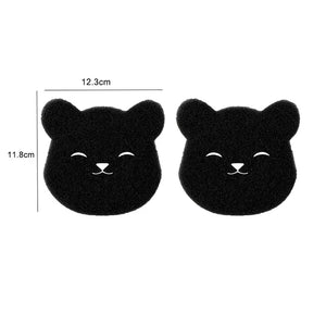 2 In 1 Pet Hair Remover Bear Shape Laundry Ball Washing Machine Lint Catcher Reusable Clothes Sofa Cat Dog Hair Cleaning Sponge