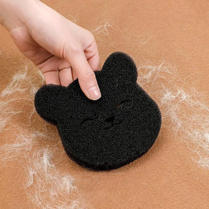 2 In 1 Pet Hair Remover Bear Shape Laundry Ball Washing Machine Lint Catcher Reusable Clothes Sofa Cat Dog Hair Cleaning Sponge