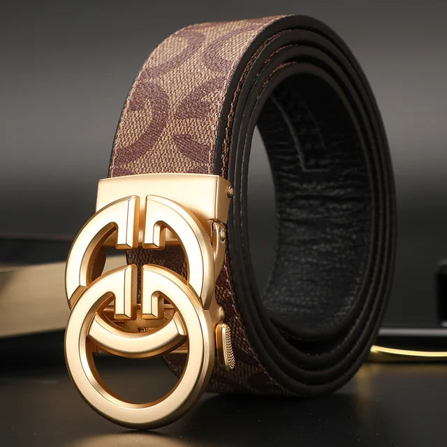 2023 Men Belts Luxury Brand Famous Genuine Leather Male Belts for Women High Quality Designers Double G Buckle Dress Strap