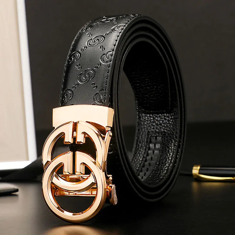 2023 Men Belts Luxury Brand Famous Genuine Leather Male Belts for Women High Quality Designers Double G Buckle Dress Strap