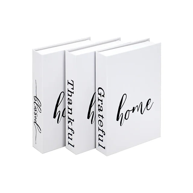 3Pcs Fashion Fake Book Openable Book Box Storage Living Room Decoration Coffee Table Ornaments Club Hotel Prop Books Decoration