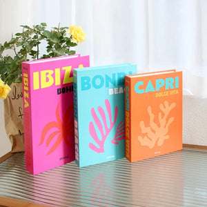 3Pcs Fashion Fake Book Openable Book Box Storage Living Room Decoration Coffee Table Ornaments Club Hotel Prop Books Decoration