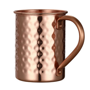 400ml 16.0oz 100% Copper Moscow Mule Mug Durable Coppery Beer Mugs Coffee Mug Milk Cup Pure Copper Cup Drinkware