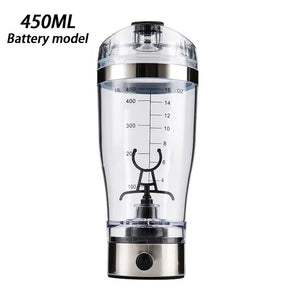 450/600ml  Electric Mixing Cup Portable Protein Powder Shaker Bottle Mixer For Travel Home Office Kitchen Tools