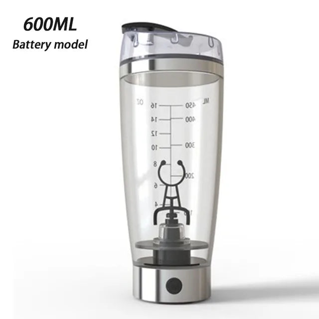 450/600ml  Electric Mixing Cup Portable Protein Powder Shaker Bottle Mixer For Travel Home Office Kitchen Tools