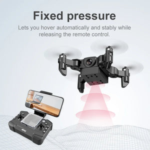 4DRC V2 Mini Drone HD Camera WiFi Fpv Air Pressure Altitude Hold Black And Gray Foldable Quadcopter RC Drone Toy