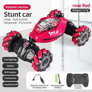 4WD 1:16 Stunt RC Car With LED Light Gesture Induction Deformation Twist Climbing Radio Controlled Car Electronic Toys for Kids