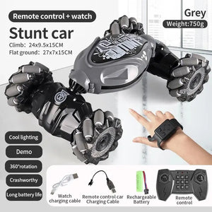 4WD 1:16 Stunt RC Car With LED Light Gesture Induction Deformation Twist Climbing Radio Controlled Car Electronic Toys for Kids