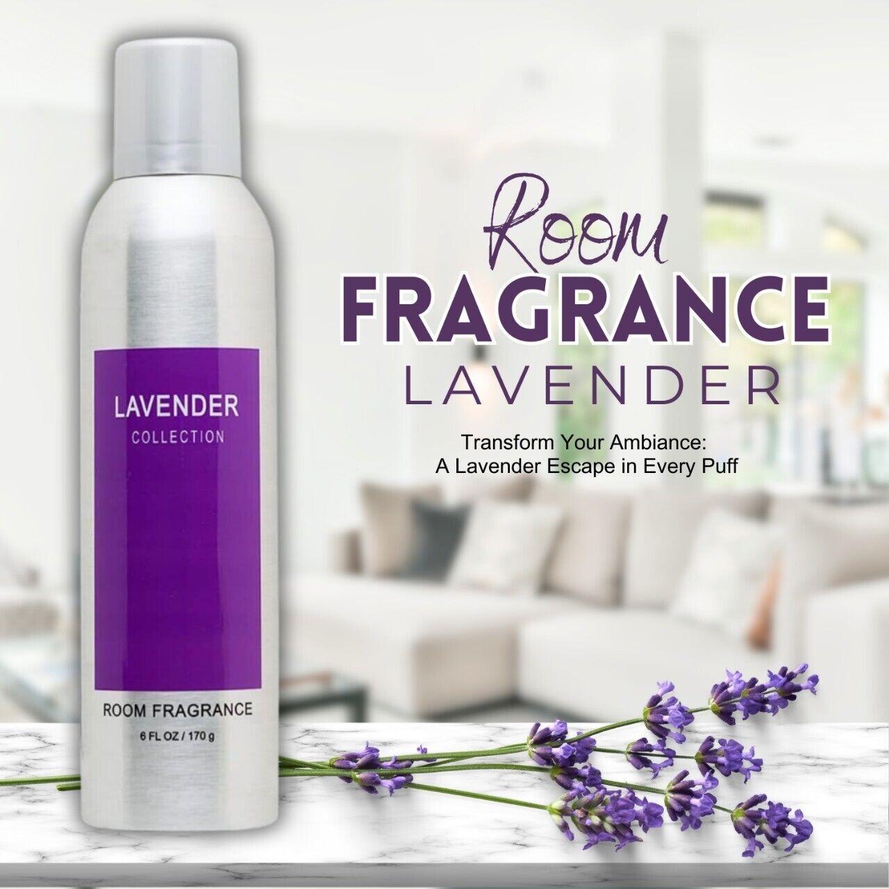 Lavender Air Freshener Spray Room Fragrance Concentrated Spray For Every Room