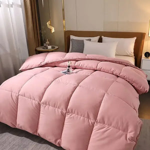 95% Goose Down Comforter Warm Thicken Duvet 100% Cotton Face Filling Fiber Down Quilts 240*220cm Home Sleeping White Duvet 1pc