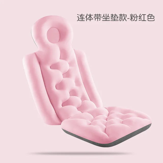 Adult Bath Pillow Full Body Spa Bathtub Cushion Bathing Pad Neck Back Relax Full Body Spa Head Rest Pillow Anti-slip Cushioned