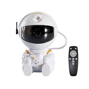 Astronaut Galaxy Starry Sky Projector Night Light Remote Control Nebula Projection Lamps For Bedroom Home Kids Birthday Gift