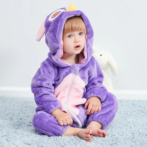 Baby Rompers Winter Kigurumi Lion Costume For Girls Boys Toddler Animal Jumpsuit Infant Clothes Pyjamas Kids Overalls Ropa Bebes