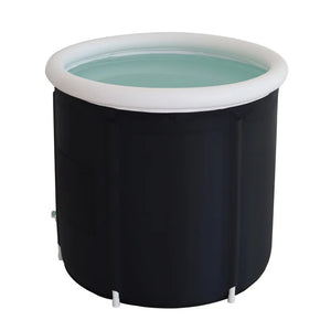 Black Bath Bucket Folding for Adults Thickened Bath Bath Tub Household Folding Bath Bucket Folding Foot Bucket Ice Bucket