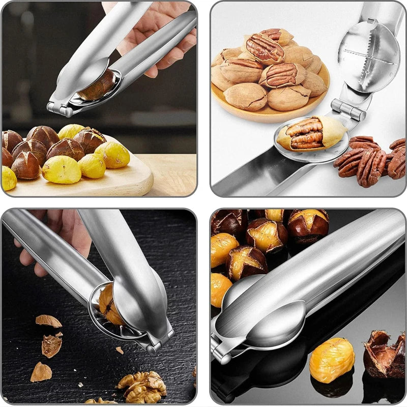 Chestnut Opener Machine Shelling Walnut Cracker Sheller Nutcracker Nuts Chestnut Opening Machine Kitchen Gadgets and Accessories