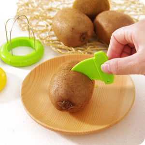 Creative Kiwi Cutter Knife Kitchen Fruit Slicer Peeler Scooper Detachable Salad Cooking Tools Lemon Kiwi Peeling Kitchen Gadgets