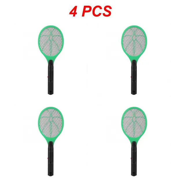 Electric Mosquito Racket Killer Summer Insects Killer Bug Zapper Insects Racket Kills Home Handheld Insects Mosquito Swatter