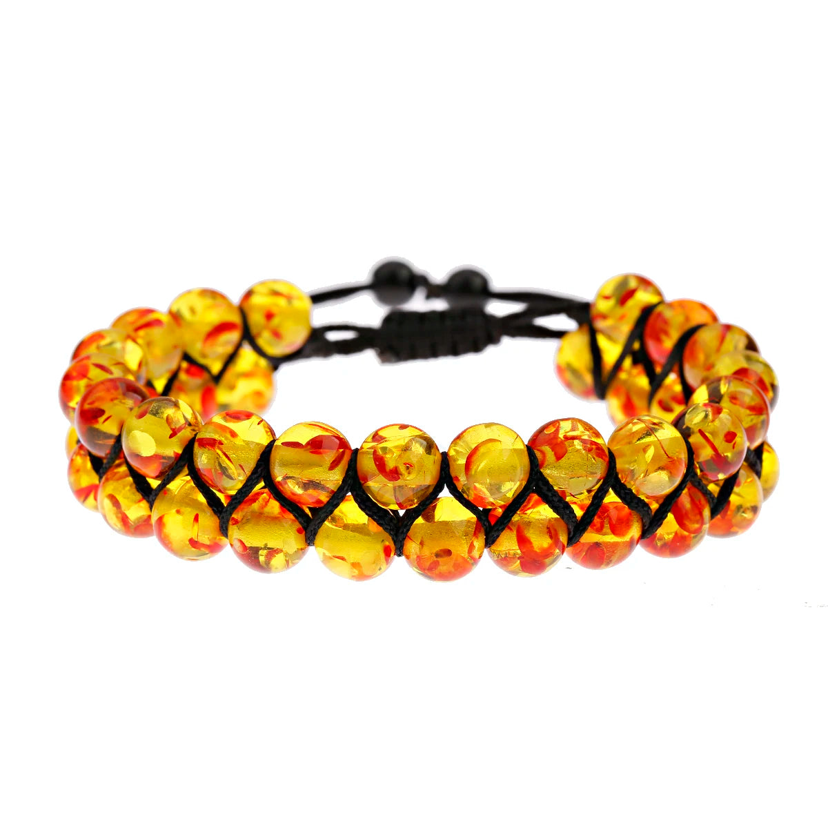 Fashion Men Bracelets Hematite Tiger Eye Double Layer Row Bracelets Pulsera Hombre Magnetic Health Protection Healing Bracelets