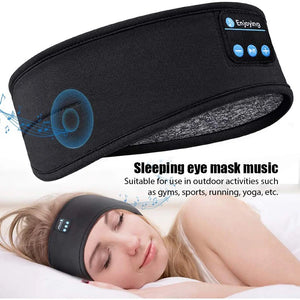 Fone Bluetooth Earphones Sports Sleeping Headband Elastic Wireless Headphones Music Eye Mask Wireless Bluetooth Headset Headband