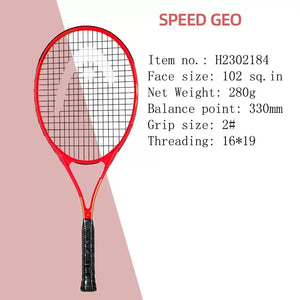 HEAD Tennis Racket Carbon Composite Padel Rackets Professional Men Women Beginners Tennis Rackets Tenis De Racquet With Bag