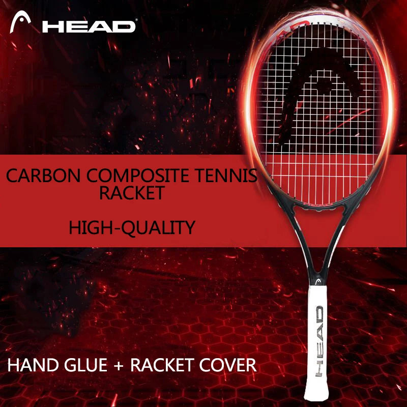 HEAD Tennis Racket Carbon Composite Padel Rackets Professional Men Women Beginners Tennis Rackets Tenis De Racquet With Bag