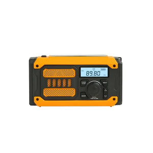 Hand-cranked Electric Flashlight Outdoor Emergency Radio Mobile Power Solar Multifunctional Radio