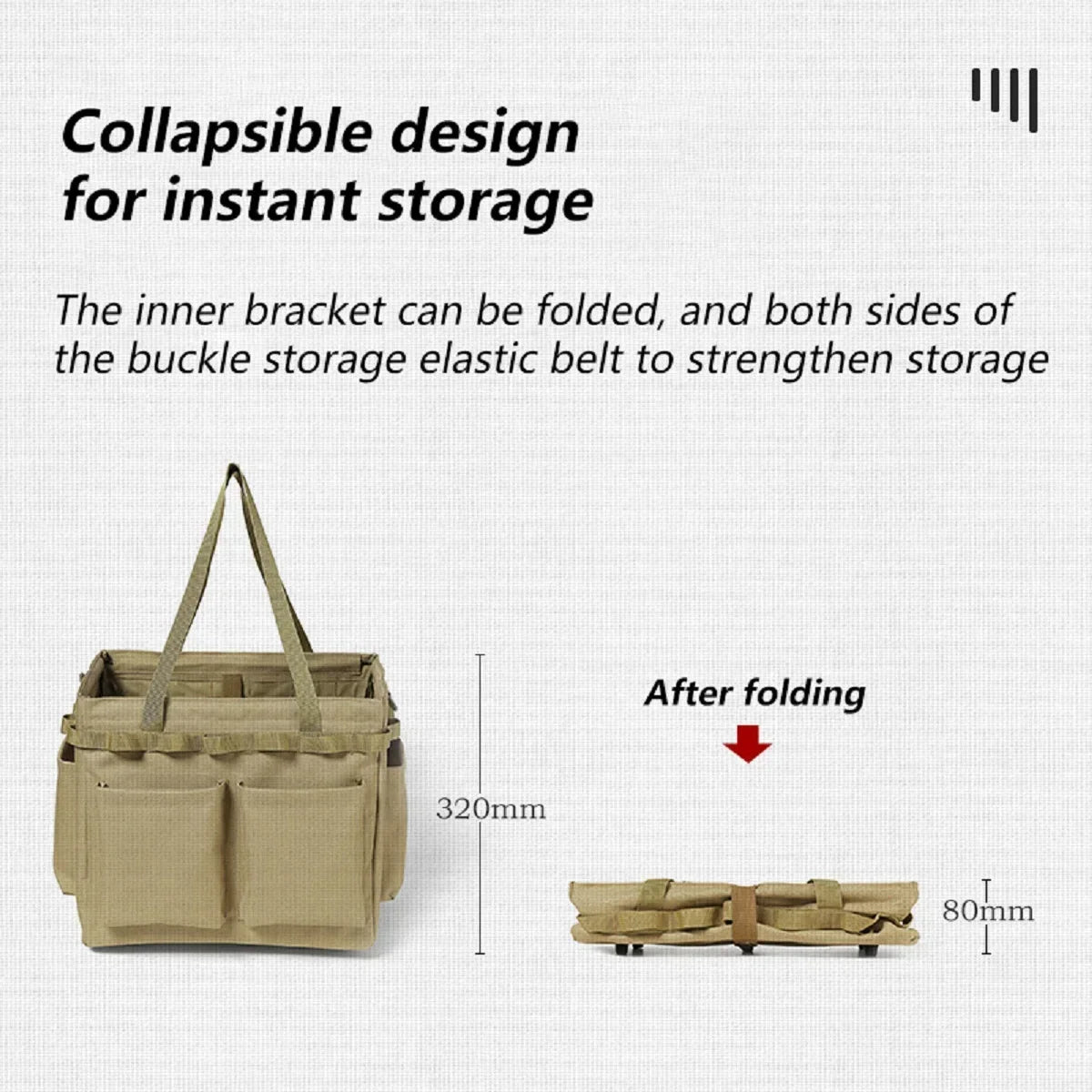 Handbag Capacity Travel Outdoor Tool Storage Box Large Camping Bag Multifunctional Storage Pack