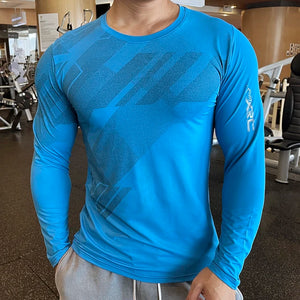 High Quality Running Sweat Shirts Men Bodybuilding Sport Tshirt Long Sleeve Compression Swearshirt Gym Fitness Upper Clothing