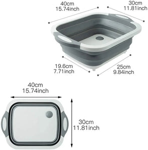 Household Folding Wash Basin Portable Sink Foot Bucket Washbasin Plastic Foldable Basin Travel Outdoor Camp Basins