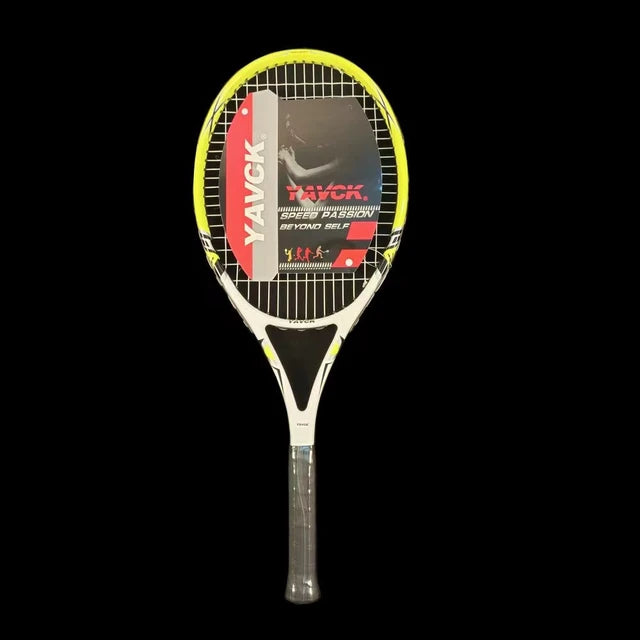 Integrated carbon composite tennis racket for men and women, beginner competitive training, online shooting