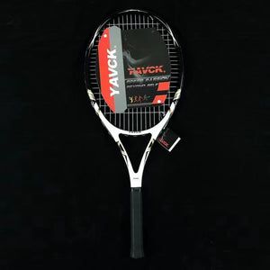 Integrated carbon composite tennis racket for men and women, beginner competitive training, online shooting