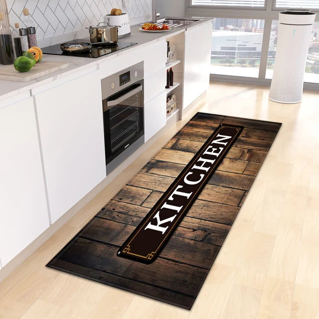 Kitchen Floor Mat Hallway Entrance Doormat Home Living Room Children Bedroom Decoration Long Carpet Bath Door Anti-Slip Foot Rug