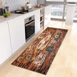 Kitchen Floor Mat Hallway Entrance Doormat Home Living Room Children Bedroom Decoration Long Carpet Bath Door Anti-Slip Foot Rug