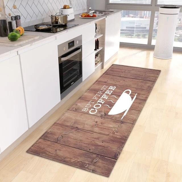 Kitchen Floor Mat Hallway Entrance Doormat Home Living Room Children Bedroom Decoration Long Carpet Bath Door Anti-Slip Foot Rug