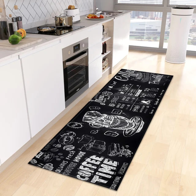 Kitchen Floor Mat Hallway Entrance Doormat Home Living Room Children Bedroom Decoration Long Carpet Bath Door Anti-Slip Foot Rug