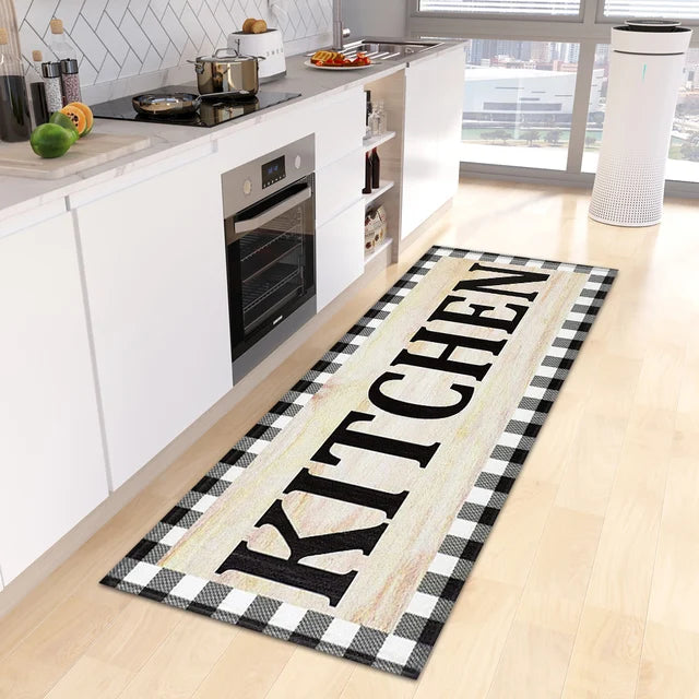 Kitchen Floor Mat Hallway Entrance Doormat Home Living Room Children Bedroom Decoration Long Carpet Bath Door Anti-Slip Foot Rug