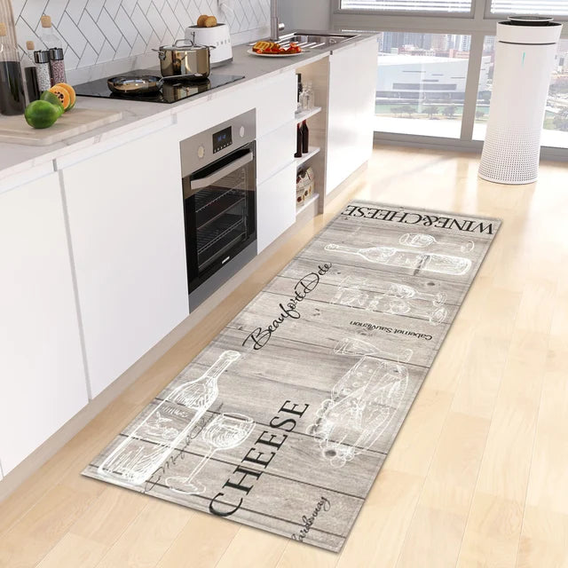 Kitchen Floor Mat Hallway Entrance Doormat Home Living Room Children Bedroom Decoration Long Carpet Bath Door Anti-Slip Foot Rug