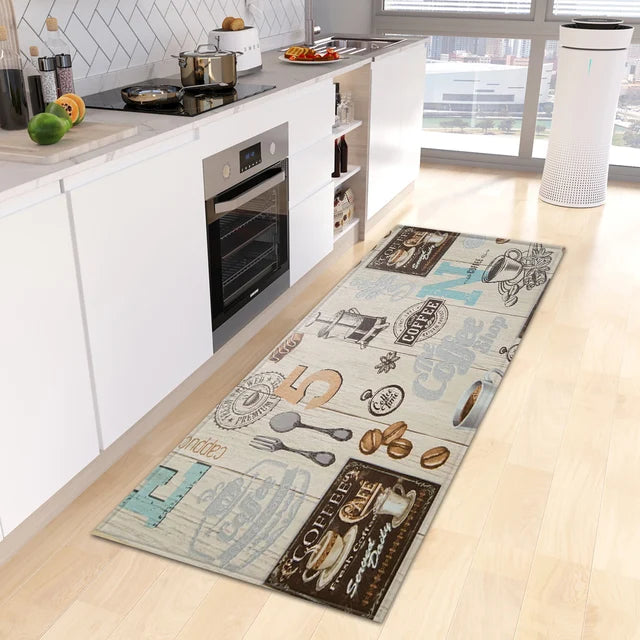 Kitchen Floor Mat Hallway Entrance Doormat Home Living Room Children Bedroom Decoration Long Carpet Bath Door Anti-Slip Foot Rug