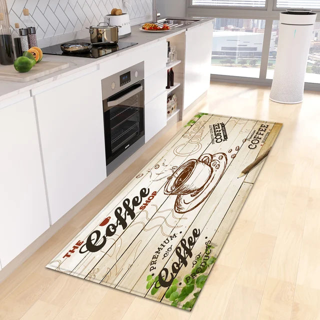 Kitchen Floor Mat Hallway Entrance Doormat Home Living Room Children Bedroom Decoration Long Carpet Bath Door Anti-Slip Foot Rug