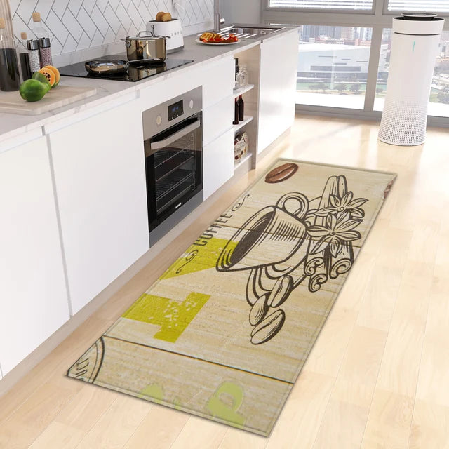 Kitchen Floor Mat Hallway Entrance Doormat Home Living Room Children Bedroom Decoration Long Carpet Bath Door Anti-Slip Foot Rug