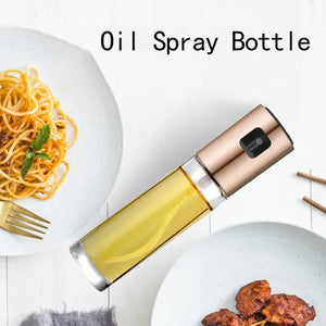 Kitchen Stainless Steel Olive Oil Sprayer Bottle Pump Oil Pot Leak-proof Grill BBQ Sprayer Oil Dispenser BBQ Cookware Tools