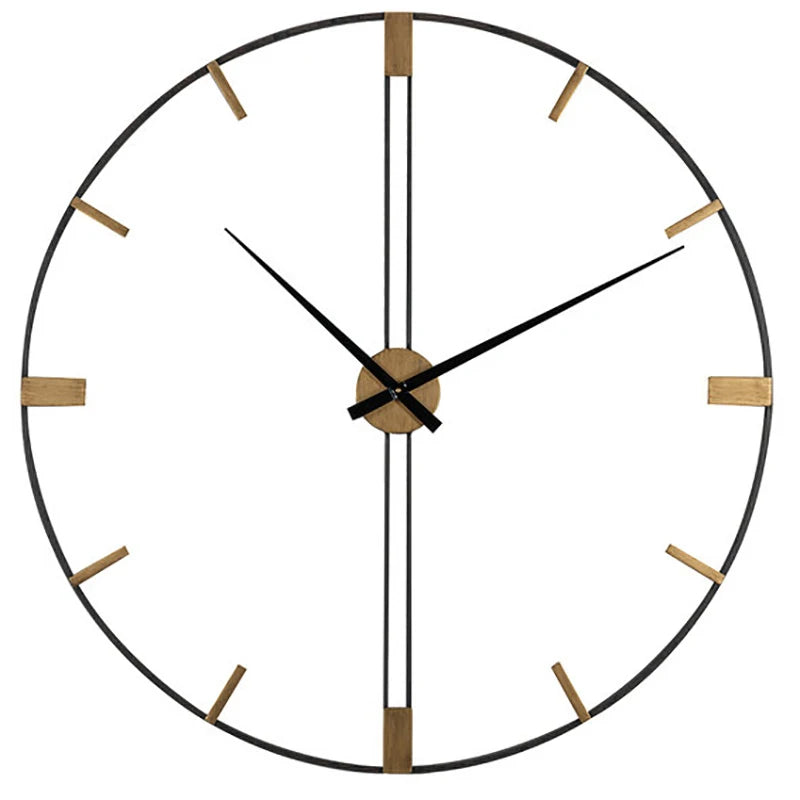 Luxury Creative Wall Clock Modern Design Metal Nordic Silent Wall Watch Large Clocks Wall Home Decor Living Room Decoration Gift