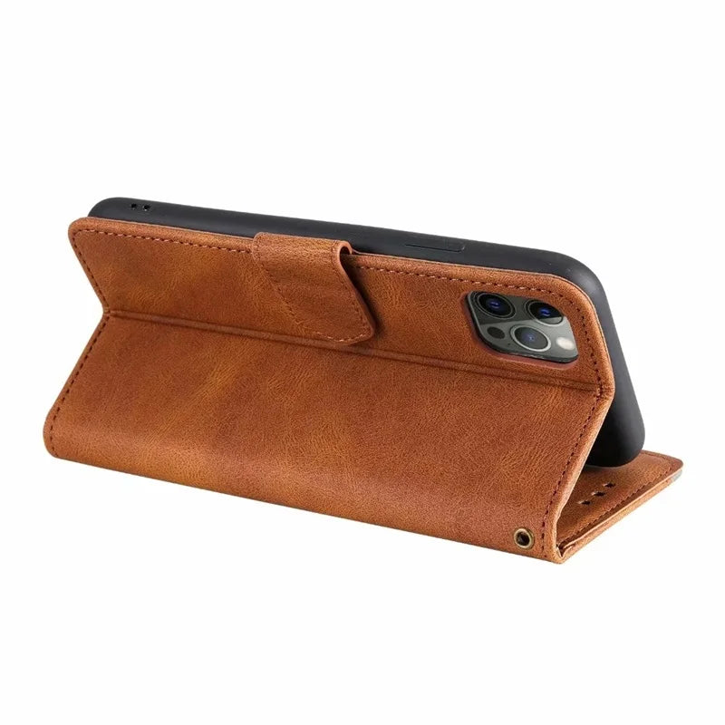 Luxury Suede Leather Wallet Case for iPhone 11 12 13 Pro Max Mini XR XS 8 7 6s 6 Plus SE 2020 5S 5 Flip Cover