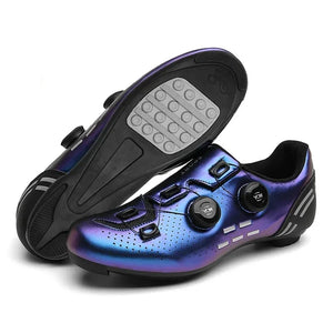 MTB Flat Shoes with Clits Man Speed Route Cycling Sneakers Women  Road Dirt Bike Footwear Biking Calas Racing Bicycle Spd Cleat